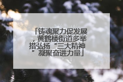 铸魂聚力促发展，黄鹤楼街道多举措弘扬“三大精神”凝聚奋进力量