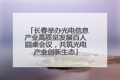 长春举办光电信息产业高质量发展百人圆桌会议，共筑光电产业创新生态