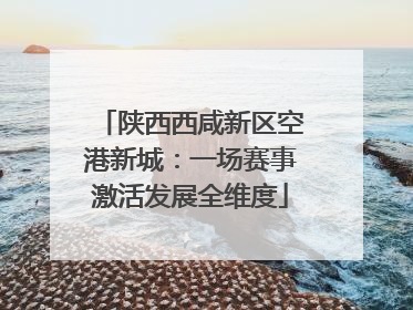 陕西西咸新区空港新城：一场赛事激活发展全维度