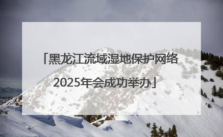 黑龙江流域湿地保护网络2025年会成功举办