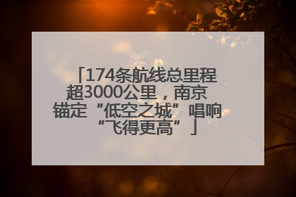 174条航线总里程超3000公里，南京锚定“低空之城”唱响“飞得更高”