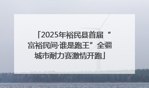 2025年裕民县首届“富裕民间·谁是跑王”全疆城市耐力赛激情开跑